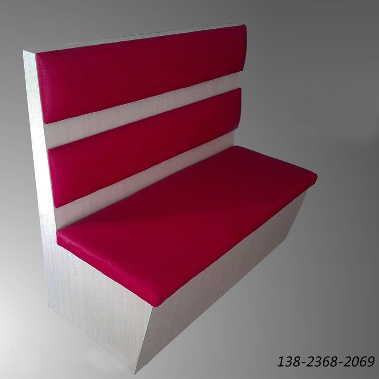 單面現(xiàn)代款式沙發(fā)，中餐卡座，家具廠訂制