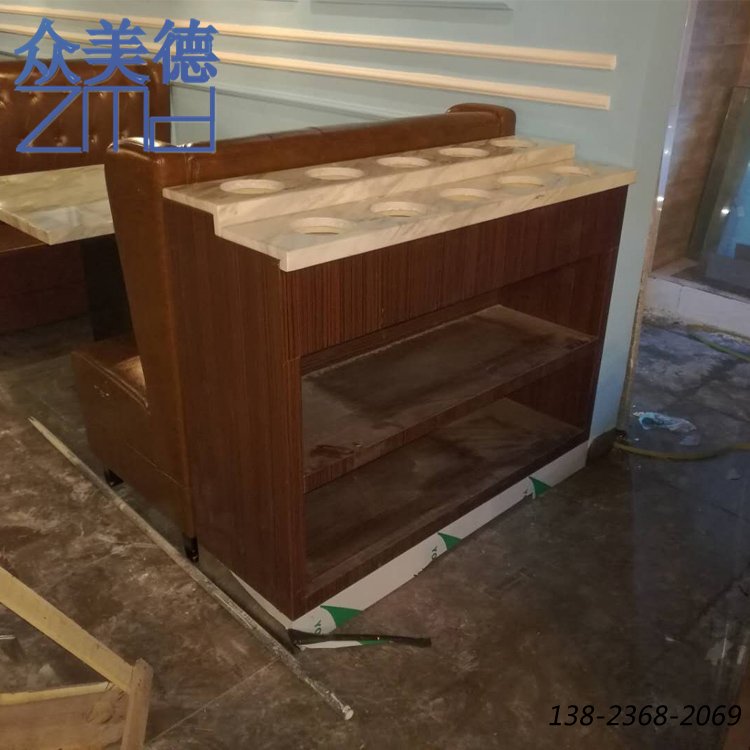火鍋調(diào)料臺(tái)，大理石醬料臺(tái)，定制調(diào)味桌